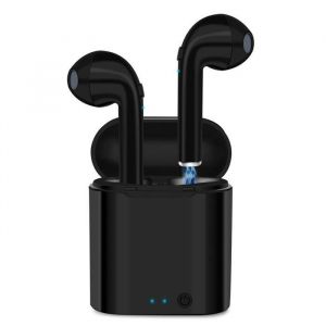 &Eacute;couteur Micro casque Oreillette Bluetooth Audio sans fil TWS I7S pour Sony Xperia XA1 plus Couleur Noir - Marque Yuan Yuan