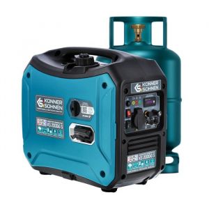 Könner & Söhnen Groupe électrogène Inverter essence et gaz 2000W silencieux KS 2000iG S