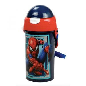 Gourde Spiderman World bouteille de sport 500 ml Référence :  GIM55700209