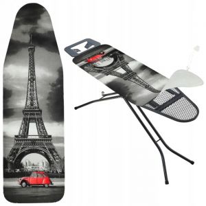 KADAX Housse de Table à Repasser Extensible 148x52cm Tour Eiffel