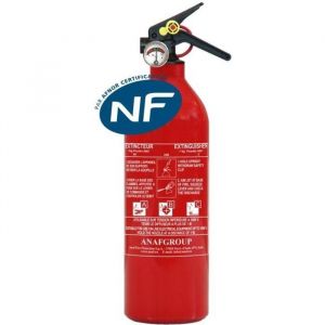 Extincteur pression Extincteur à poudre ABC 1 Kg Idéal voiturebateaux ANTIROUILLE NF-MED Ref: PS1
