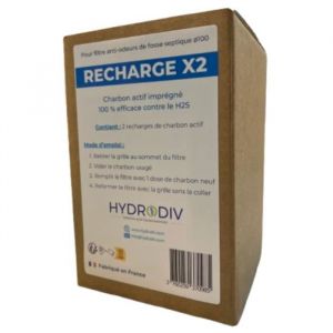 Recharge de charbon actif pour filtre anti-odeurs SANIFILTRE S150 - HYDRODIV - Economique