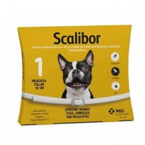 Scalibor - Collier Antiparasitaire pour Chien Moyen - 48 cm