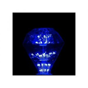 Ampoule Lampe E27 LED D&eacute;co DIAMANT BLEU
