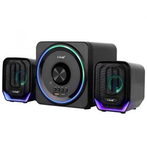 Enceinte PC Bluetooth - LinQ - Noir - Prise Jack 3.5mm - Port Micro SD - Design Compact