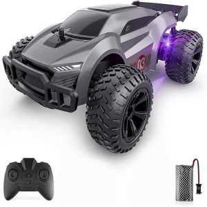 Voiture T&eacute;l&eacute;command&eacute;e Tout Terrain Jouet Rechargeable Voiture Jouet Enfants 3-12 Ans pour Gar&ccedil;on Fille Ado Jeu Int&eacute;rieur Cadeau