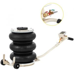 Cric Pneumatique Gonflable - VEVOR - 5000 kg - Cric de Levage 3 Boudins 165 - 40 cm
