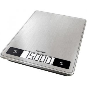 SOEHNLE -Balance de cuisine - 15 kg - pr&eacute;cision 1g - 3xAAA incluses -Inox - Page Profi 200 - &eacute;cran XXL 22mm - 0861509