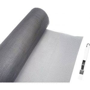 Rouleau Moustiquaire 200 x 150cm Toile Moustiquaire Fibre de Verre Moustiquaire au Metre Filet Anti Moustiques/Anti Mouches/Anti