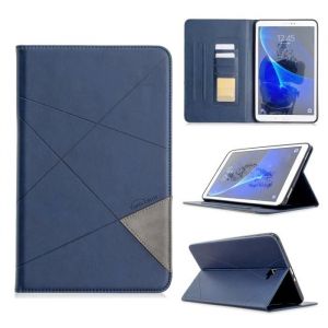 Tablette Housse pour Samsung Galaxy Tab A6 10.1 2016 Coque de Protection SM-T580- T585 &Eacute;tui Magnetique Luxe PU Cuir -bleu