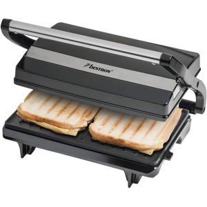 Machine A Panini Avec Bac De Récupération Appareil Panini Avec Poignée Cool-Touch Paninimaker Avec Revêtement Antiadhésif 700