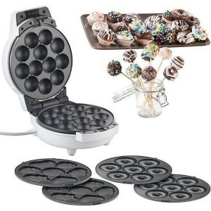 Appareil 3 en 1 pour donuts, cupcakes & cake pops, avec revêtement antiadhésif CM-300