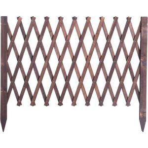 Cl&ocirc;ture extensible en bois treillis autoportant pour plantes grimpantes panneau dintimit&eacute; pour jardin ext&eacute;rieur durable