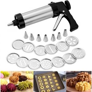 Presse à pâtisserie seringue à pâtisserie en acier inoxydable machine de décoration pour gâteaux biscuits bricolage 13 A3