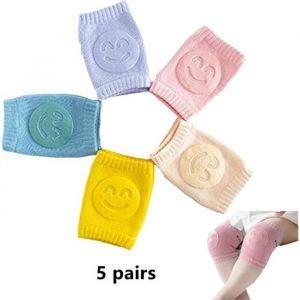 Genouillere B&eacute;b&eacute;Genouill&egrave;re Antid&eacute;rapant Prot&egrave;geGenoux B&eacute;b&eacute; CotonProt&egrave;ge-Coudes Elastiques R&eacute;glables Respirantspour Tout-Petits