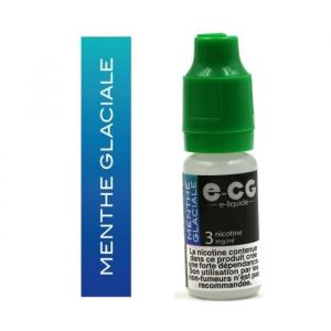 E-liquide E-CG - Goût Menthe Glaciale 3 mg/ml