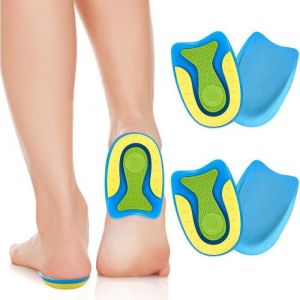 2 Paires Talonnette Gel SiliconeTalonnette Tendon dachilleGrandissante Orthopédique Taille LTalonnette Epine Calcaneenne Gel.