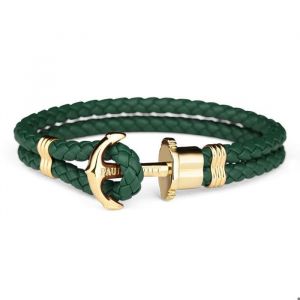 Bracelet - Paul Hewitt - PHPHLGGXXXL - Acier inoxydable - Vert avec or - Mixte
