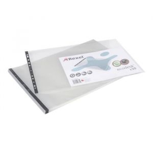 Rexel Ecodesk Pochette perforée A3 pour 25 feuilles transparent (pack de 30)