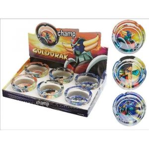 GOLDORAK CENDRIER VERRE 8 CMS