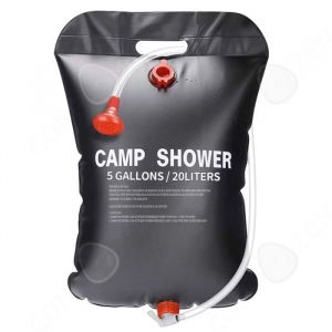C Sac de douche 20L sac de douche solaire douche de camping sac de douche pliable portable ext&eacute;rieur douche ext&eacute;rieure portable
