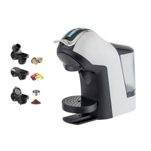 MACHINE A CAFE MULTI CAPSULES 3 EN 1  Nespresso  Dolce Gusto  Caf moulu BLANCHE  DOLCE CASA