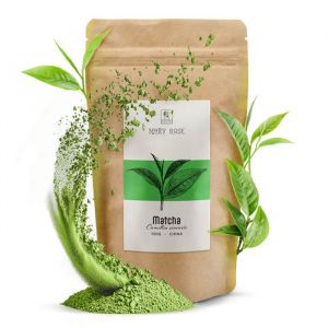 Th&eacute; Matcha Mary Rose Vert en Poudre 100 g - Premium Antioxydant Naturel Vegan &Eacute;nergie et Vitalit&eacute;