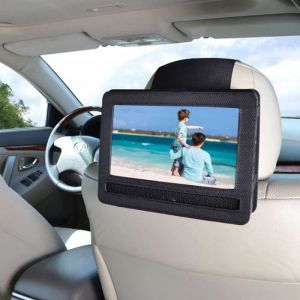 Support lecteur DVD portable pour appui-tête de voiture avec sangles7