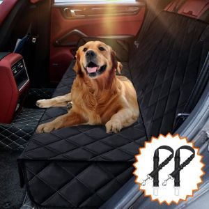 Protège Siège Arrière Chien avec Fenêtre deVisualisationImperméable Protège des Rayures Banquette Universelle pour Voiture