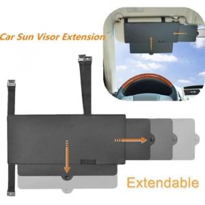 Extension de Pare Soleil Voiture Auto Pare-Soleil Universel Anti-&eacute;blouissement Protection UV pour conducteur et Passager du si&egrave;ge