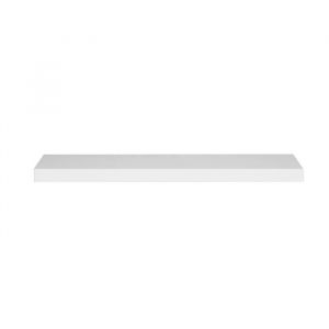 WOLTU &Eacute;tag&egrave;re murale cube en bois MDF &Eacute;tag&egrave;re pour livres-CD-DVD&Eacute;tag&egrave;re &agrave; fixation invisible80x22.9x3.8cmBlanc