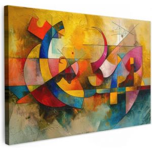 Impression sur Toile Decoration Murale Peinture 120x80cm Avec DIY cadre Tableaux Muraux Décoration Chambre Art Abstrait Moderne
