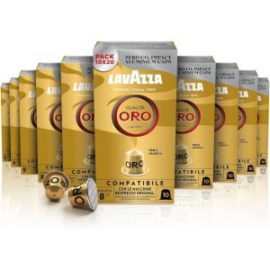 Capsules de Café - Lavazza - Qualità Oro - 200 unités - 100% Arabica - Intensité 8/13