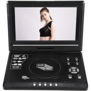 Lecteur DVD Portable - HB036 - 9 pouces - &Eacute;cran Rotatif 270&deg; - Fonction FM - Batterie Lithium 800mAh