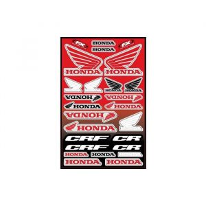 Autocollants - Honda - FX FACTORY - 26 stickers - Décoration Moto - 55 x 33 cm