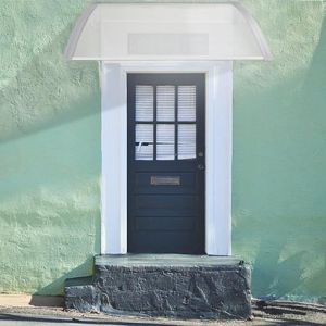 Auvant store Auvent de Porte et fenêtres Marquise Solaire abri banne entrée Protection auvant pour porte 60*100 cm