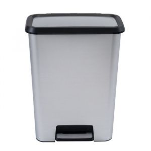 Poubelle Curver avec pédale capacité 50l Compatta