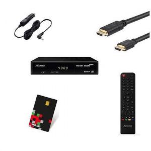 STRONG SRT 7404 Récepteur satellite +câble HDMI + CARTE+ allume cigare- Haute définition HD ME