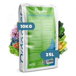 Engrais - Amendement Du Sol Biochar - 10 Kg - 35 L - Amendement Organique Du Sol - Organifer