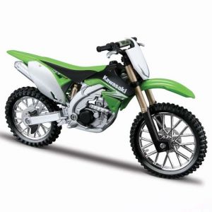 Kawasaki KX 450F - mod&egrave;le de moto de collection KTM Adventure R Rally V&eacute;hicules statiques moul&eacute;s Jouets 1: