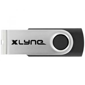 Cl&eacute; USB - XLYNE - 7600800 - 8 Go - USB-C - Noir Argent