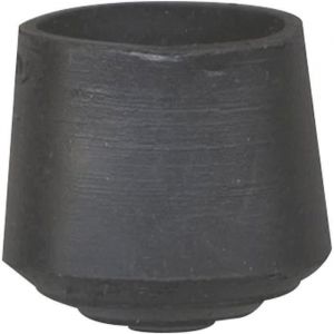 Embout patin enveloppant - noir - lot de 4 - D: 20 mm