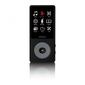 Lenco Xemio-860BK - Lecteur MP3/MP4 avec Bluetooth&reg; et m&eacute;moire interne de 8 Go - Noir