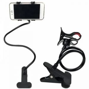 Support t&eacute;l&eacute;phone Rotation &agrave; 360 Fixation universelle Mobile Phone Pince Noir pour Samsung Galaxy J5 2017 5.2 - Yuan Yuan