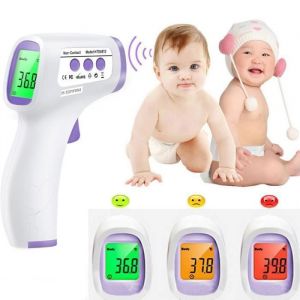 thermomètre bebe frontal bain infrarouge sans contact numérique digital adulte grande précision precis.