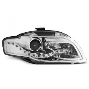 Paire de feux phares Audi A4 B7 04-08 Daylight led chrome (U51)