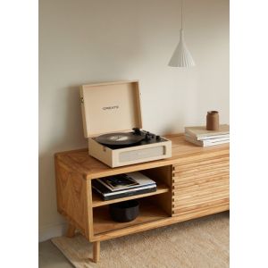 Platine vinyle r&eacute;tro - Create - Bluetooth - USB/SD/MicroSD - 3 vitesses - Haut-parleurs int&eacute;gr&eacute;s