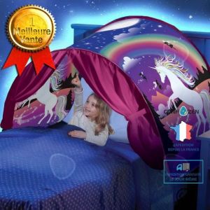 CONFO Dream TentsTente De R&ecirc;ve Tente De Lit Pop Up Tente pour Enfants Tente pliable Fille Int&eacute;rieur Cadeau De No&euml;l