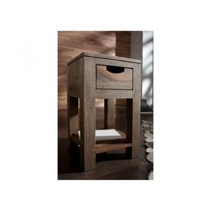 Table dappoint - Bois massif de palissandre huilé - NATURE GREY 30