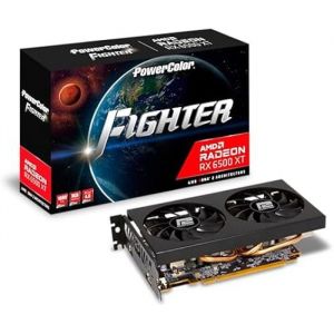 Carte graphique PowerColor Fighter AMD Radeon 6500 XT - 8 Go GDDR6 - Jeu